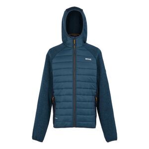 Regatta Mens Newhill Quilted Hybrid Jacket / Moonlight Denim/Navy